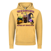 Vintage Mustard this witch needs coffee before any hocus pocus Vintage Hoodie - BarkalooDesign