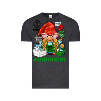 Vintage Black cashier  life gnome Vintage Tee - BarkalooDesign