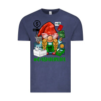 Vintage Denim cashier  life gnome Vintage Tee - BarkalooDesign