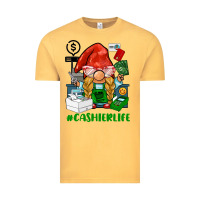 Vintage Mustard cashier  life gnome Vintage Tee - BarkalooDesign