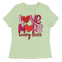 Matcha love more worry less Ladies Tee - MaliasSmallBusiness