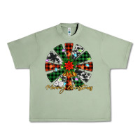 Oil Green merry christmas windmill Urban Heavy Tee - Jasminsmagicworld