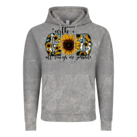 Cloud Rock with god all things are possible sunflower Vintage Hoodie - Jasminsmagicworld