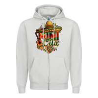 Dove Grey Mini cita Zipper Hoodie - FaDigitalArtStudio