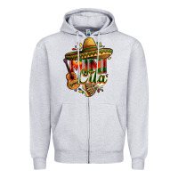 Heather Grey Mini cita Zipper Hoodie - FaDigitalArtStudio