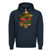 Navy Mini cita Zipper Hoodie - FaDigitalArtStudio
