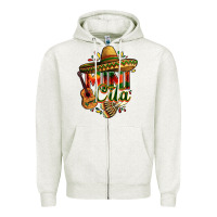 Oatmeal Heather Mini cita Zipper Hoodie - FaDigitalArtStudio