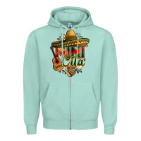 Seafoam Mini cita Zipper Hoodie - FaDigitalArtStudio