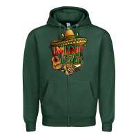 Sports Green Mini cita Zipper Hoodie - FaDigitalArtStudio