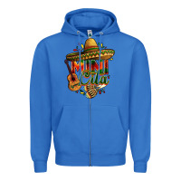 True Royal Mini cita Zipper Hoodie - FaDigitalArtStudio