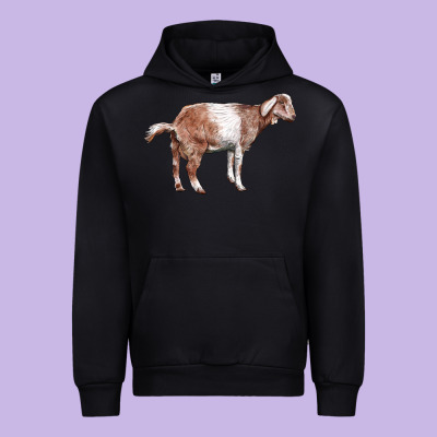 Nubian Goat Urban Hoodie Designed By Lillyallendesigns
