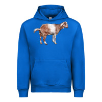 Cobalt Nubian Goat Urban Hoodie - LillyAllenDesigns
