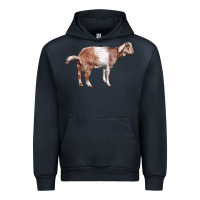 Navy Nubian Goat Urban Hoodie - LillyAllenDesigns