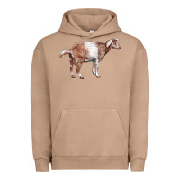 Pigment Burro Nubian Goat Urban Hoodie - LillyAllenDesigns