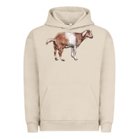 Pigment French Oak Nubian Goat Urban Hoodie - LillyAllenDesigns