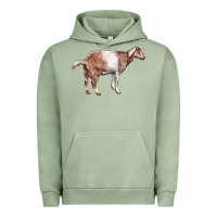 Pigment Oil Green Nubian Goat Urban Hoodie - LillyAllenDesigns