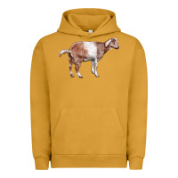 Pigment Peanut Butter Nubian Goat Urban Hoodie - LillyAllenDesigns