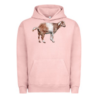 Pigment Salmon Nubian Goat Urban Hoodie - LillyAllenDesigns