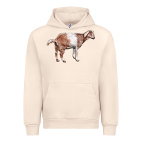 Sandshell Nubian Goat Urban Hoodie - LillyAllenDesigns