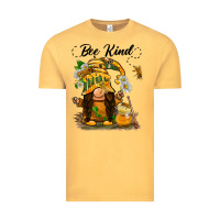 Vintage Mustard bee kind gnome Vintage Tee - BarkalooDesign