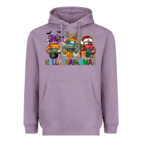 Lavender hallothanksmas trucks Heavyweight Hoodie - FaDigitalArtStudio