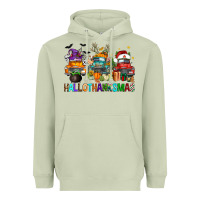 Matcha hallothanksmas trucks Heavyweight Hoodie - FaDigitalArtStudio