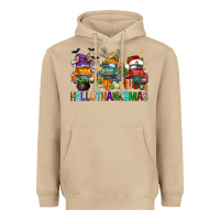 Mushroom hallothanksmas trucks Heavyweight Hoodie - FaDigitalArtStudio