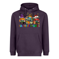 Plum hallothanksmas trucks Heavyweight Hoodie - FaDigitalArtStudio
