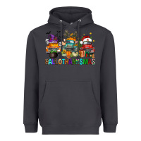 Smoke hallothanksmas trucks Heavyweight Hoodie - FaDigitalArtStudio