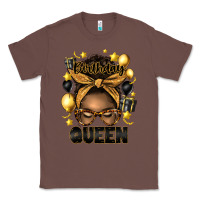 Chestnut birthday queen afro messy bun Classic Tee - Artiststas