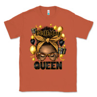 Copper birthday queen afro messy bun Classic Tee - Artiststas