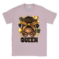 Lilac birthday queen afro messy bun Classic Tee - Artiststas