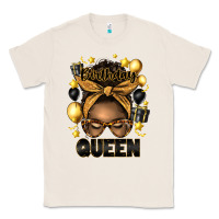 Natural birthday queen afro messy bun Classic Tee - Artiststas