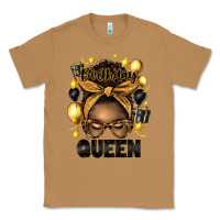Toasted Coconut birthday queen afro messy bun Classic Tee - Artiststas