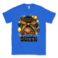 True Royal birthday queen afro messy bun Classic Tee - Artiststas