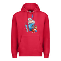 Cardinal Nurse frappe coffee Premium Hoodie - FaDigitalArtStudio
