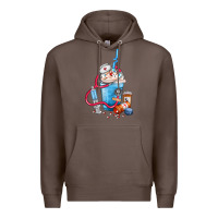 Coffee Nurse frappe coffee Premium Hoodie - FaDigitalArtStudio