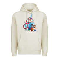 Oatmeal Heather Nurse frappe coffee Premium Hoodie - FaDigitalArtStudio