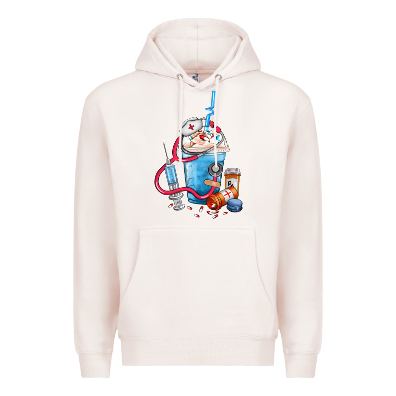 Nurse Frappe Coffee Premium Hoodie by FaDigitalArtStudio | Teevron