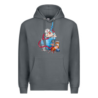 Rock Nurse frappe coffee Premium Hoodie - FaDigitalArtStudio