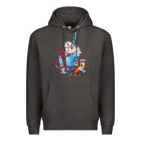 Smoke Nurse frappe coffee Premium Hoodie - FaDigitalArtStudio