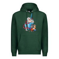 Sports Green Nurse frappe coffee Premium Hoodie - FaDigitalArtStudio