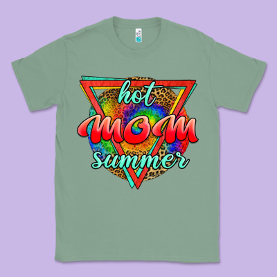 Hot Mom Summer Classic Tee Designed By Jahusdesignshop