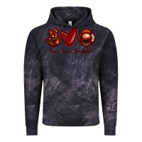 Cloud Black Peace Love Firefighter Vintage Hoodie - RanaPortraitStore