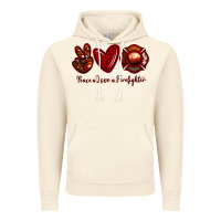 Vintage Artic Peace Love Firefighter Vintage Hoodie - RanaPortraitStore