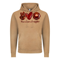 Vintage Camel Peace Love Firefighter Vintage Hoodie - RanaPortraitStore