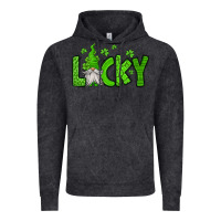 Vintage Black lucky gnome st patricks day Vintage Hoodie - Jasminsmagicworld