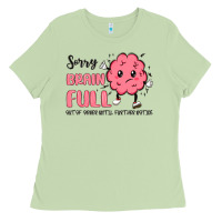 Matcha sorry brain full Ladies Tee - MaliasSmallBusiness