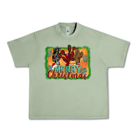 Oil Green merry christmas cactus Urban Heavy Tee - Jasminsmagicworld