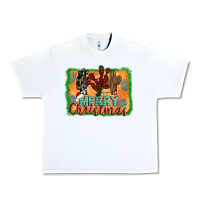 White merry christmas cactus Urban Heavy Tee - Jasminsmagicworld